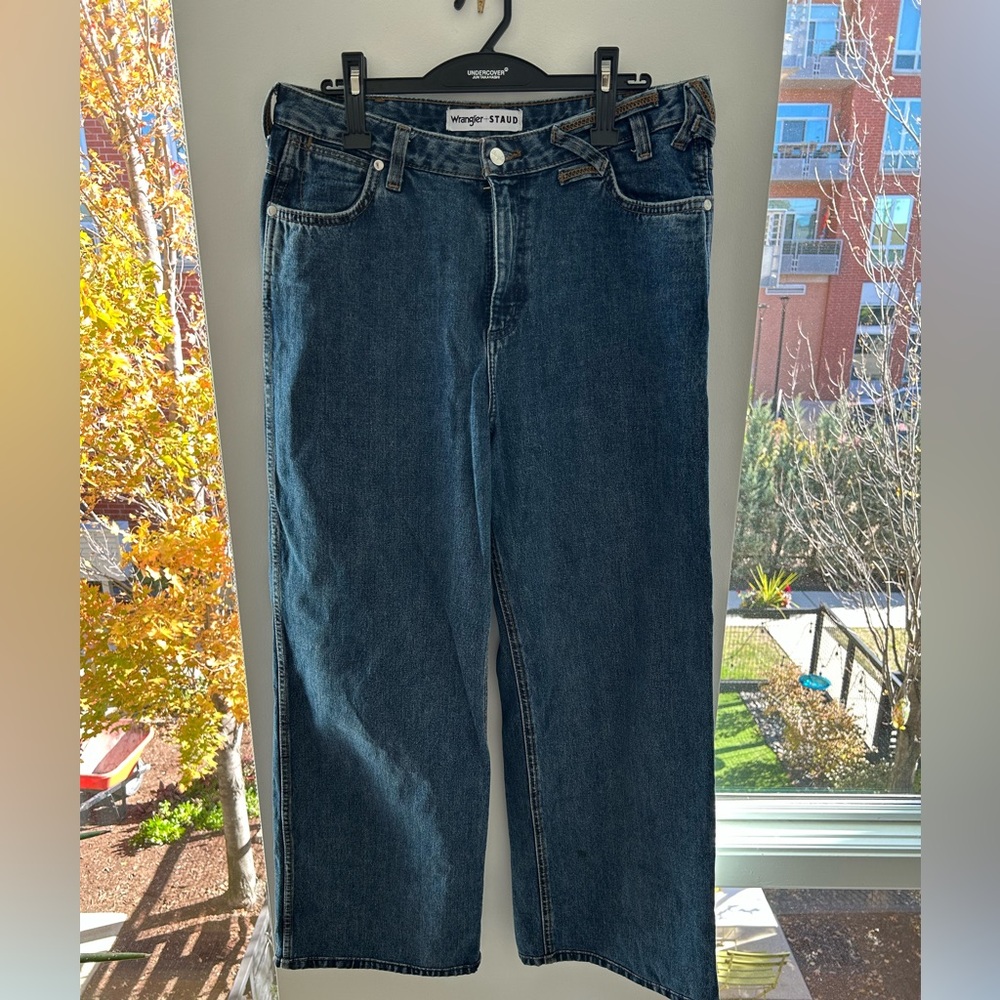 Staud x wrangler the loose jeans